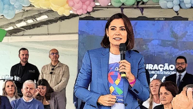 Casa do Autista em BC, inaugurada por Michelle Bolsonaro, enfrenta auditoria contestadora