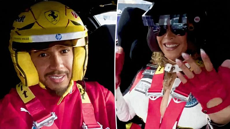 Hamilton atinge 200 mph durante volta rápida com Beyoncé nervosa no GP ...