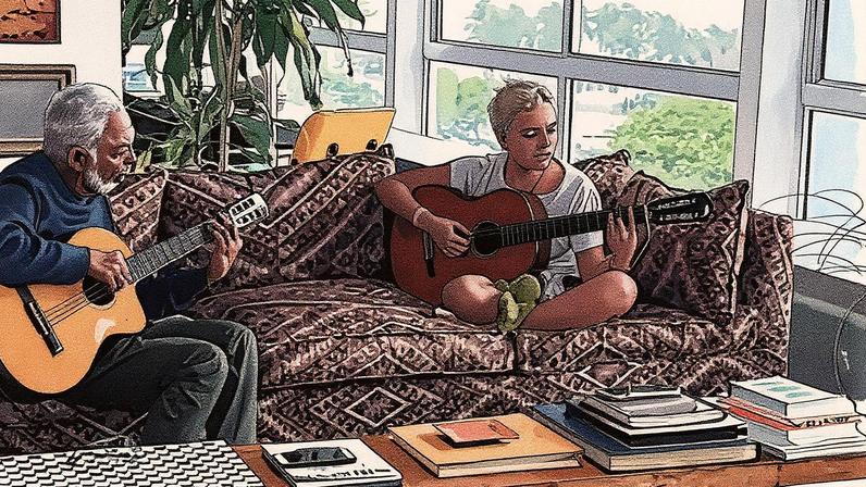 Gilberto Gil divulga shows da neta Flor Gil em seu Instagram