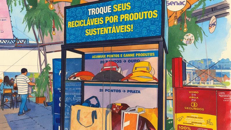 Troque lixo reciclável por produtos sustentáveis no Rio Gastronomia Troque lixo reciclável por produtos sustentáveis no Rio Gastronomia