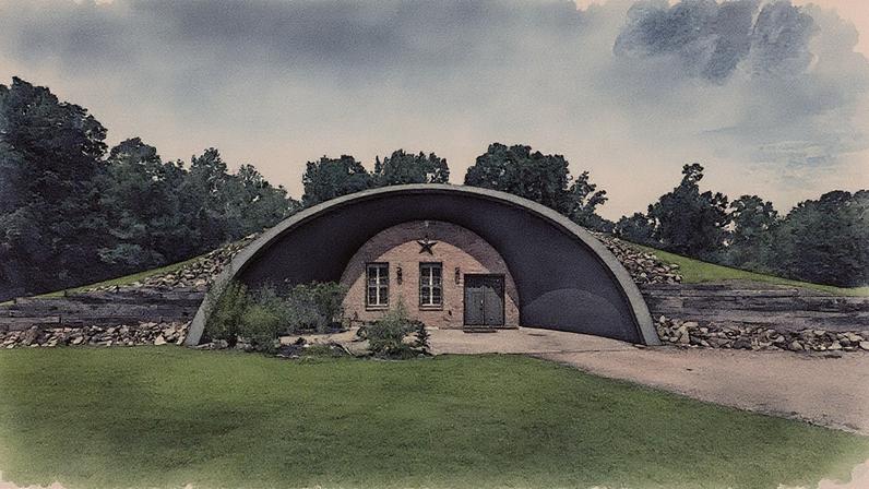Casa subterrânea tipo 'hobbit' oferece conforto em 280 m² na encosta Casa subterrânea tipo 'hobbit' oferece conforto em 280 m² na encosta