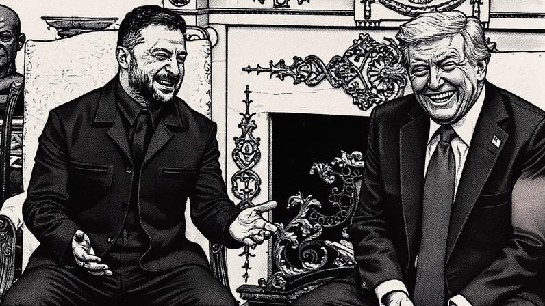Trump e Zelensky discutem estratégias em encontro crucial para a Ucrânia
