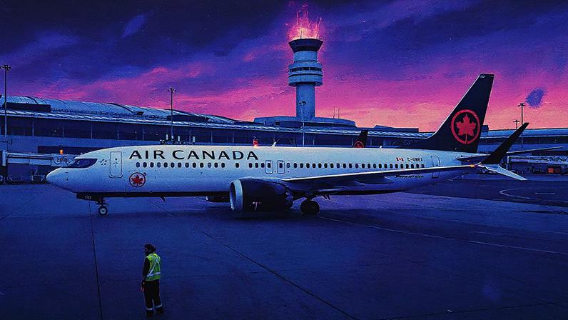 Air Canada começará a cancelar voos na quinta-feira, após a votação do sindicato que representa seus comissários de bordo a favor da greve. (Foto: Reuters)