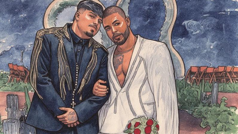 Hytalo Santos e o marido, Israel Vicente (Foto: Reprodução)