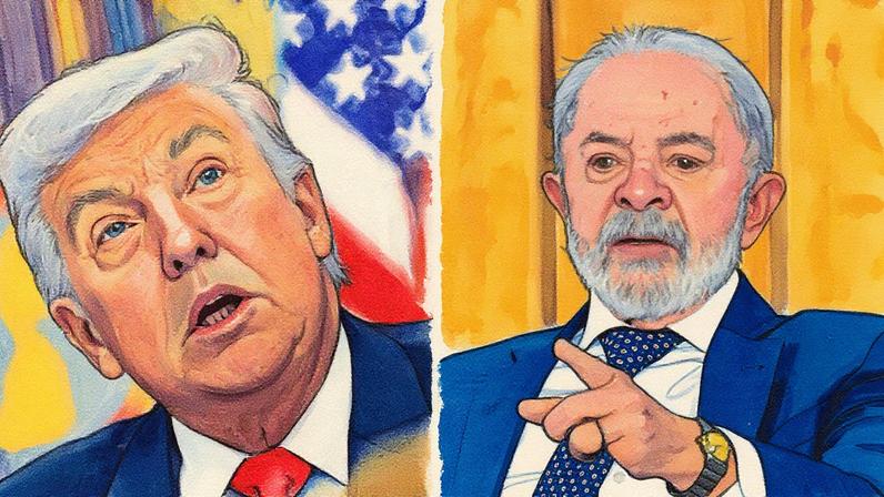 Donald Trump e Lula (Foto: Montagem com fotos da AFP)