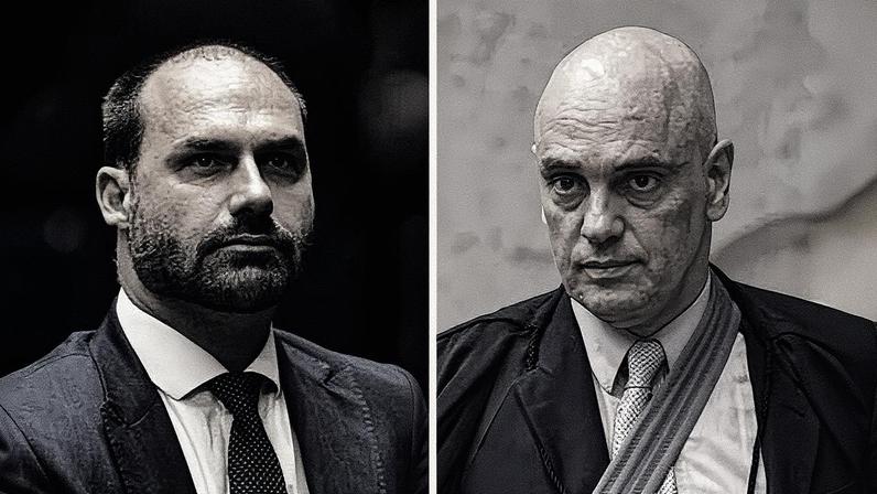 Eduardo Bolsonaro propõe sanções ao Brasil e planeja viagem à Europa contra Moraes