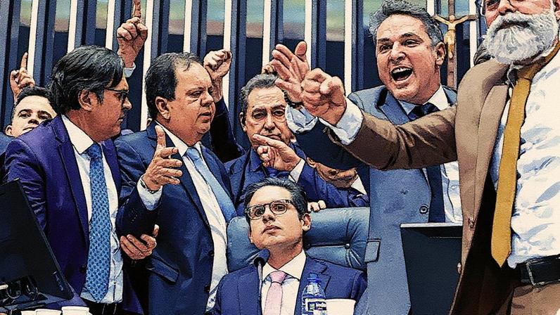 Motim bolsonarista revela fragilidades na presidência de Hugo Motta
