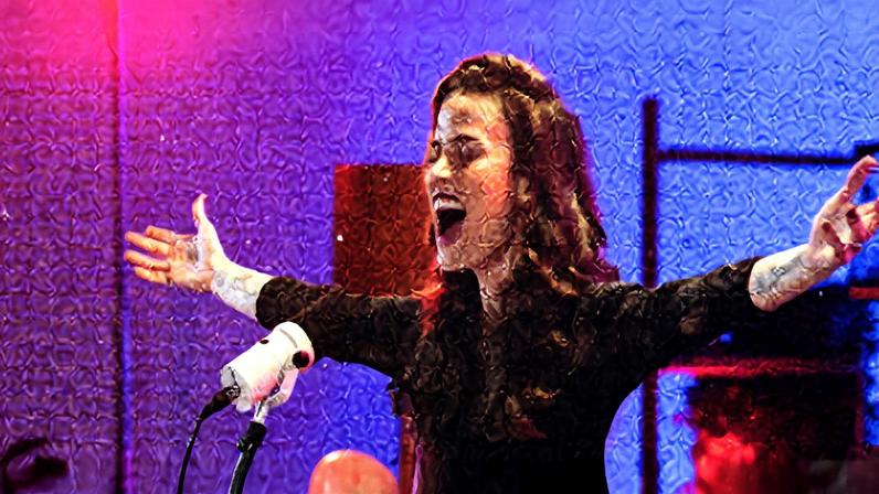 Ana Canãs interpreta a canção 'Metamorfose Ambulante' (Foto: Reprodução)