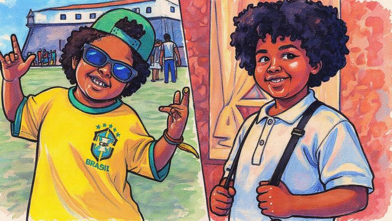 Ator mirim viraliza e ganha follow de Bruno Mars nas redes sociais