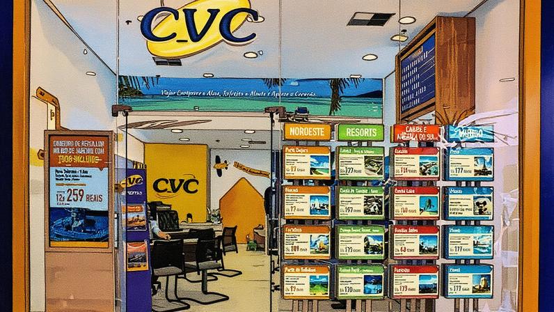 CVC registra queda de até 15% após balanço financeiro controverso