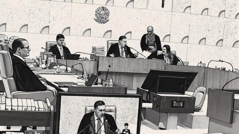Plenário do STF durante julgamento (Foto: Brenno Carvalho / Agência O Globo)