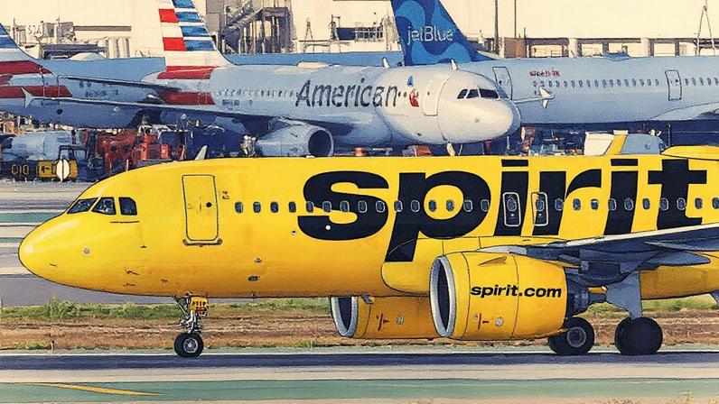 Spirit Airlines alerta sobre risco de falência sem novo aporte financeiro