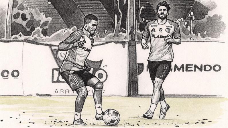 De la Cruz e Danilo se preparam para voltar ao Flamengo após lesões longas