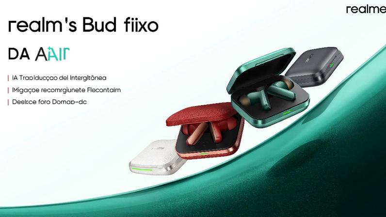 Realme lança Buds Air 7 Pro e Buds T200 com tradução ao vivo em fones de ouvido Foto: Reprodução