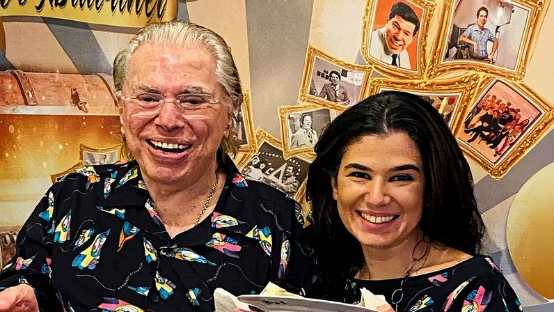 Silvio Santos e Renata Abravanel (Foto: Reprodução/Instagram)