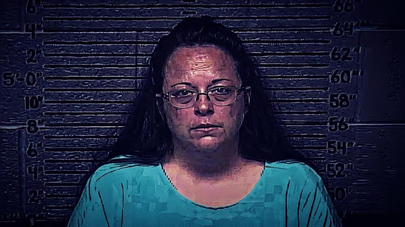 Kim Davis em foto divulgada pelo Centro de Detenção do condado de Carter, em 2015 (Foto: Carter County Detention Center via AP)