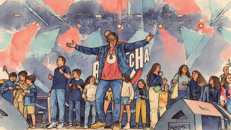 Buchecha anima crianças e transforma show no Rio Gastronomia em baile funk vibrante