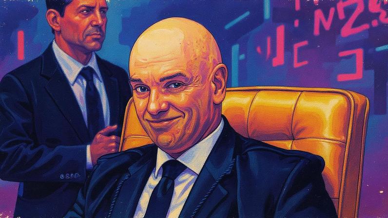 Ministro Alexandre de Moraes durante sessão do STF (Foto: Cristiano Mariz/O GLOBO)